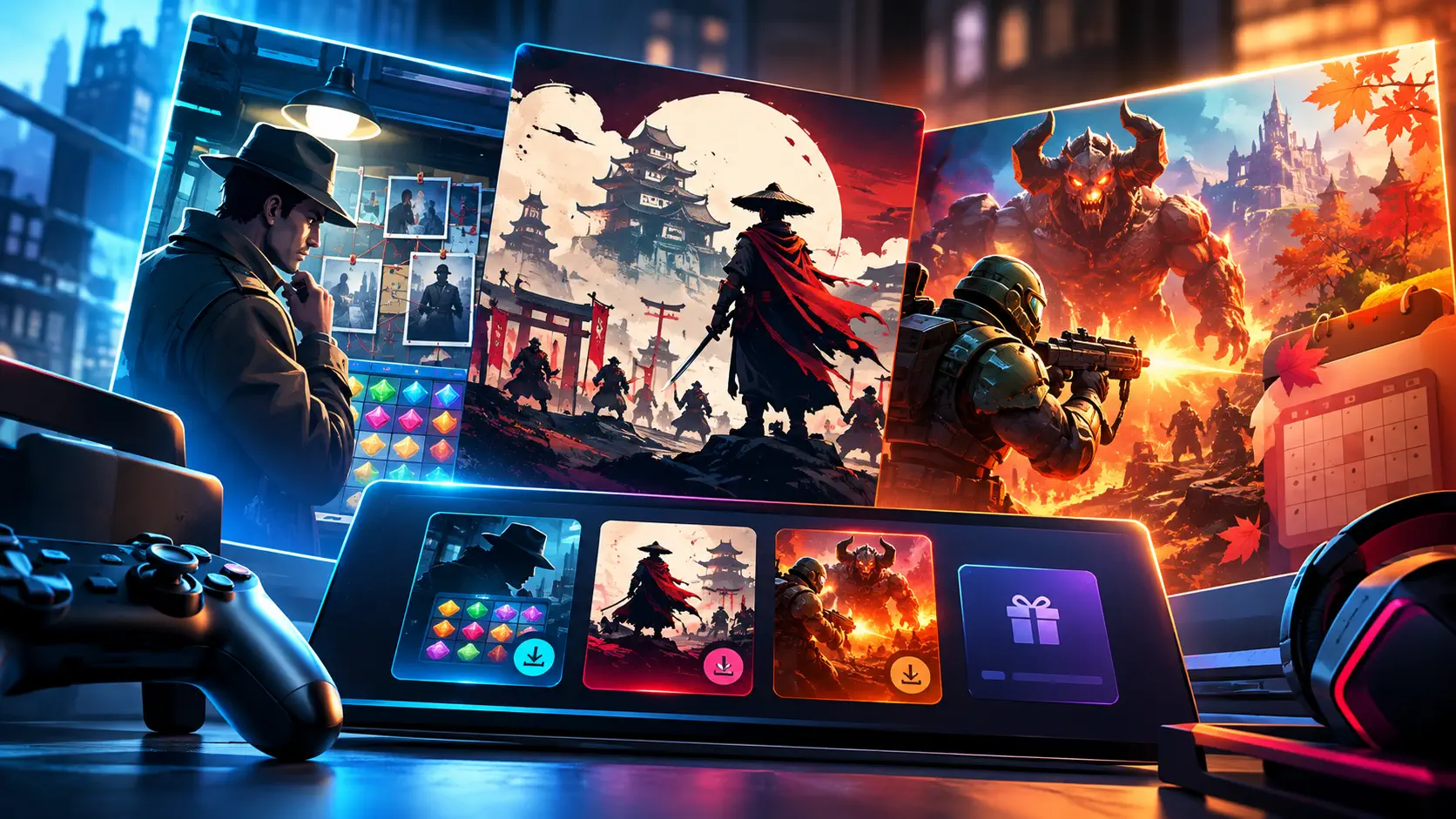 Best free game offers this week key art