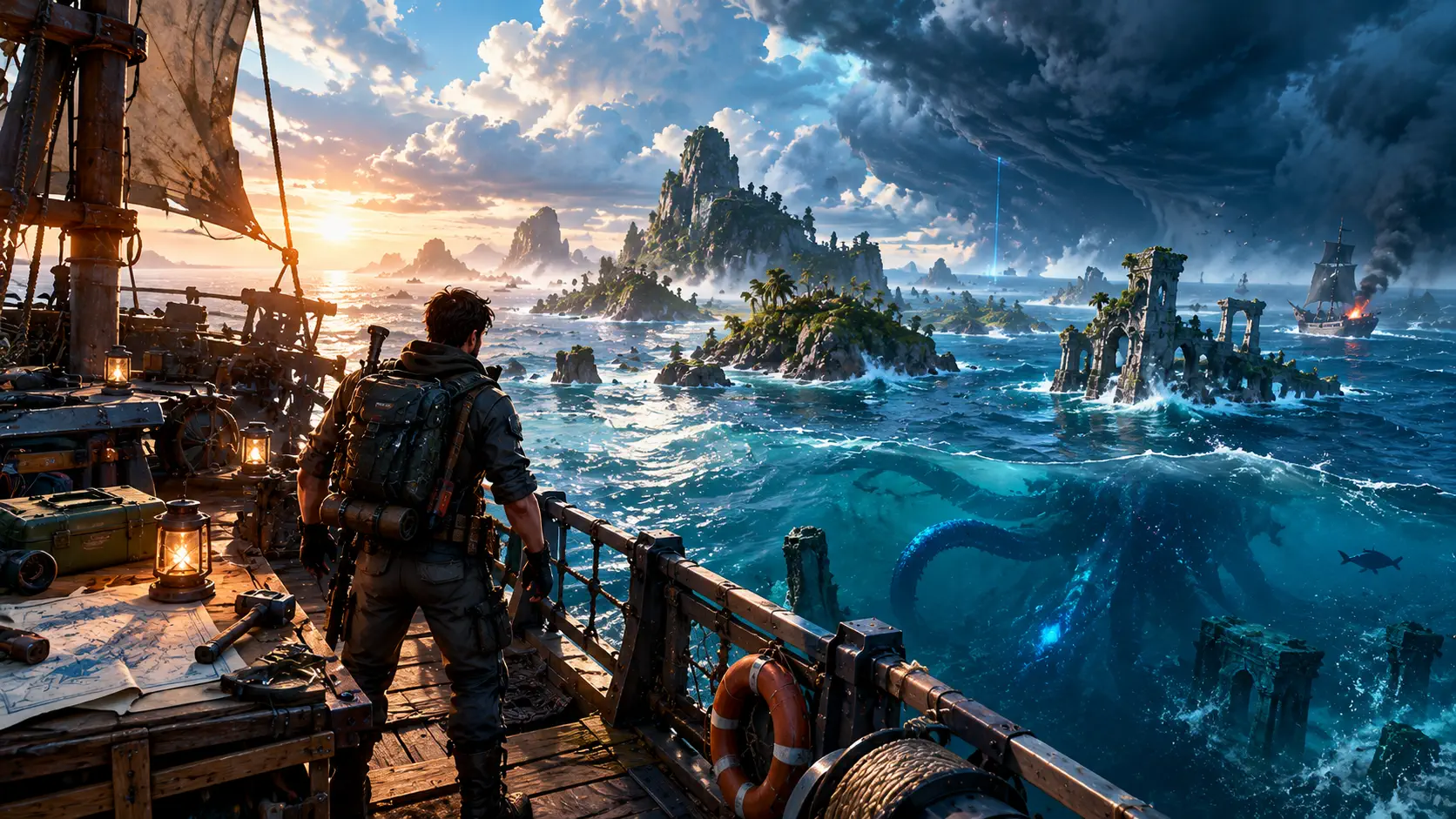 Once Human Isles of Abyss Update: Ocean Scenario and PvP Map