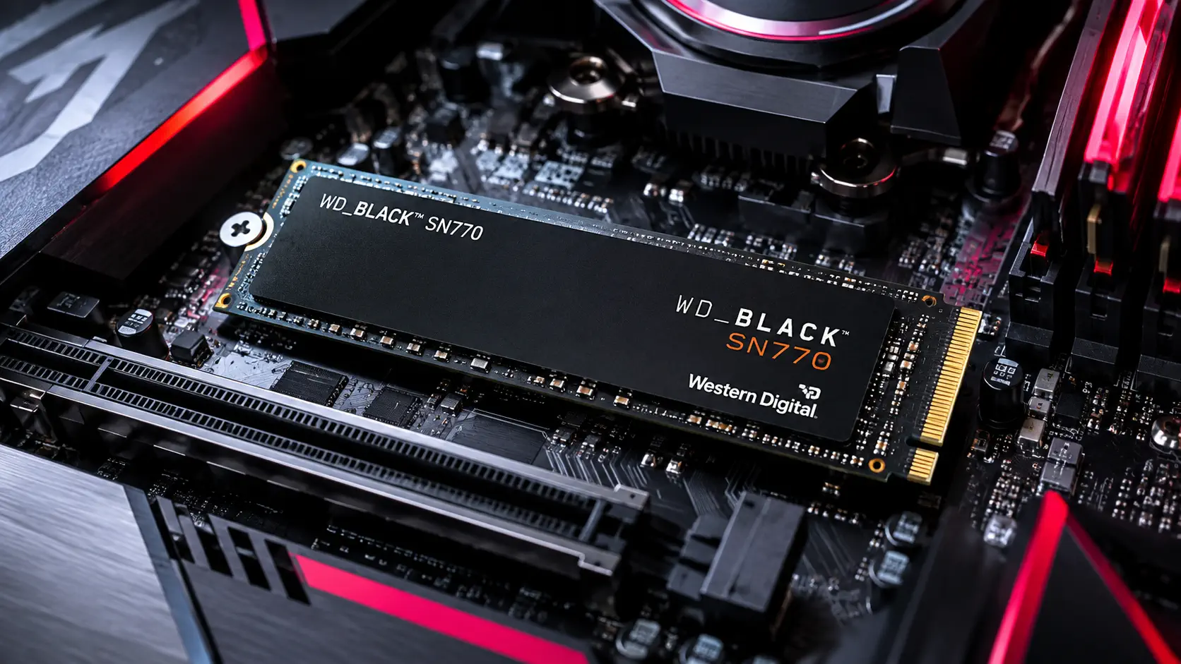 WD Black SN770 SSD review key art